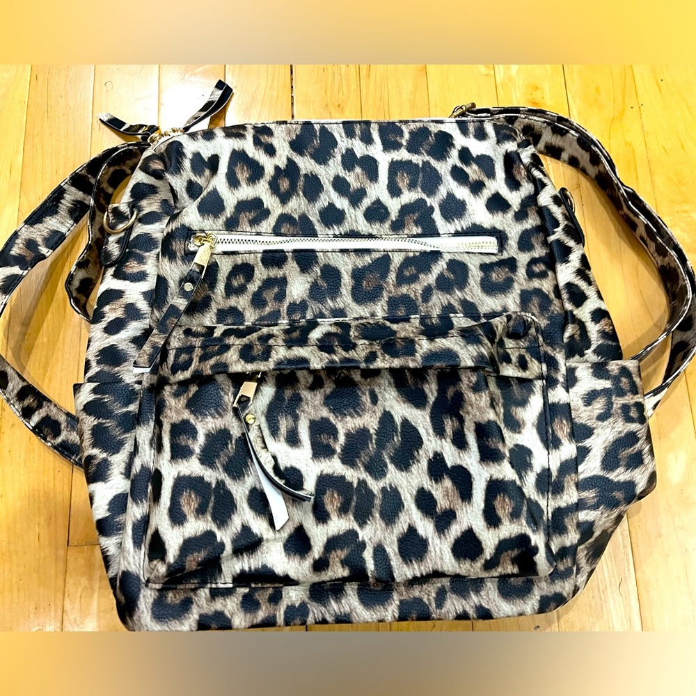 Animal Print Backpack